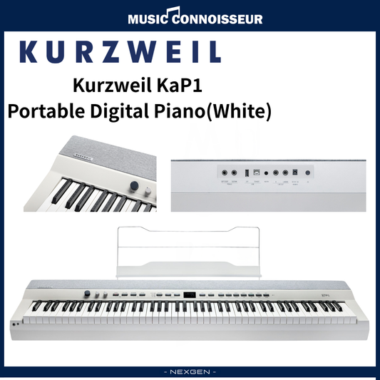 Kurzweil KaP1 Portable Digital Piano (White)