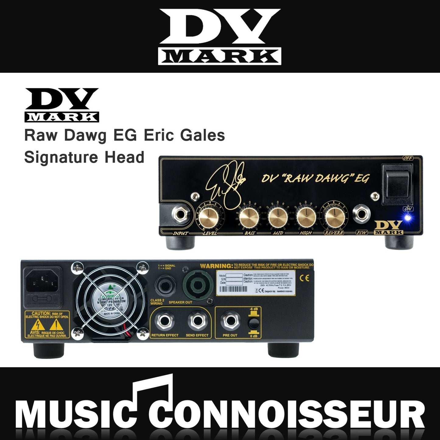 DV Mark Raw Dawg EG Eric Gales Signature Head