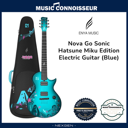 ENYA NOVA GO Sonic Hatsune Miku Edition Electric Guitar (Blue)