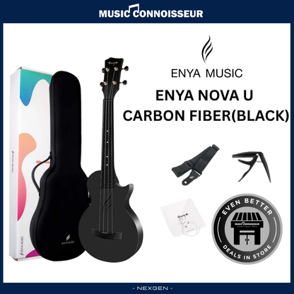 ENYA NOVA U Carbon Ukulele (Black)