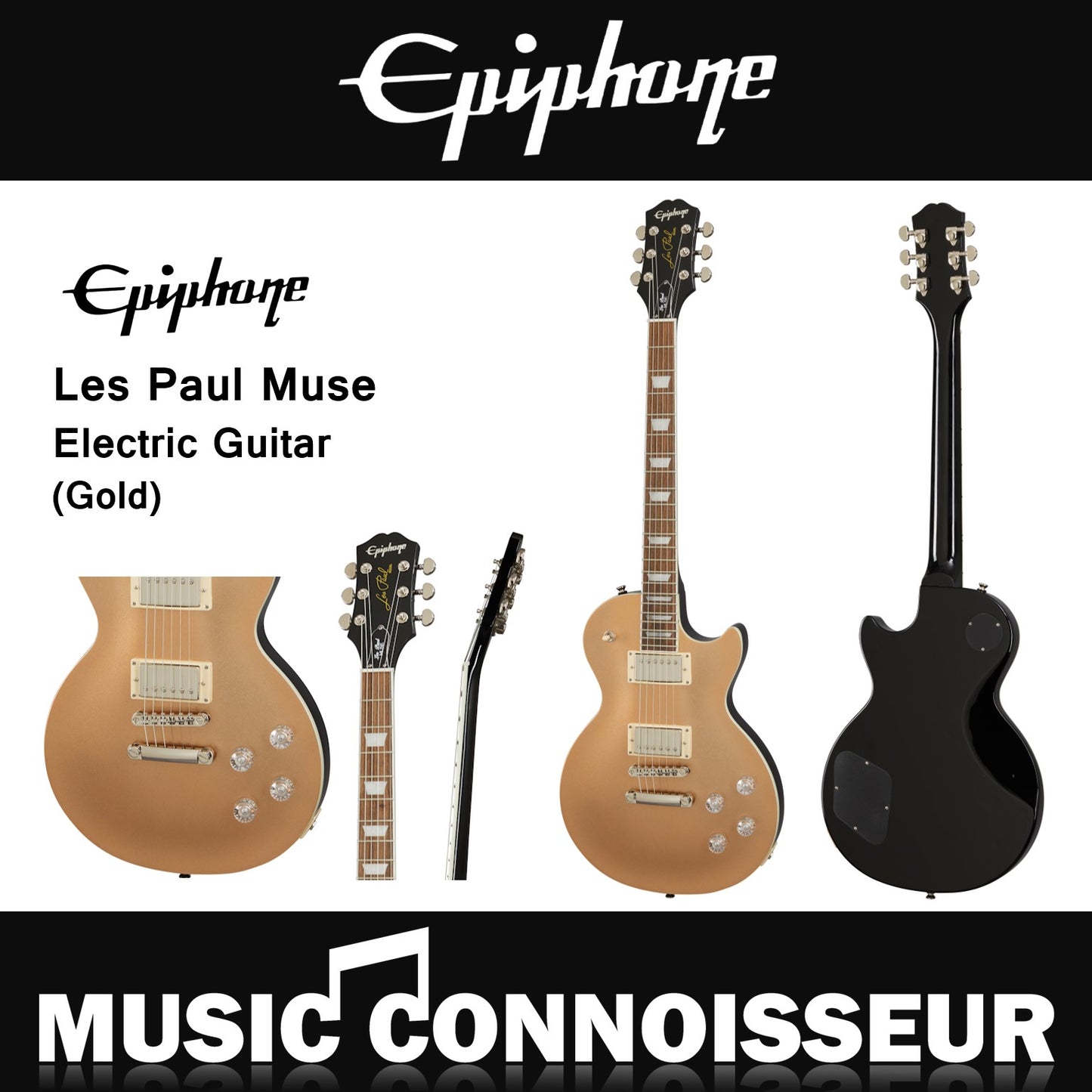 Epiphone Les Paul Muse Electric Guitar (Gold)