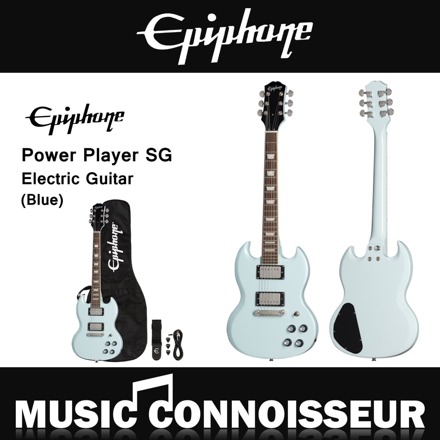 Epiphone Power Player SG Electric Guitar (Blue)