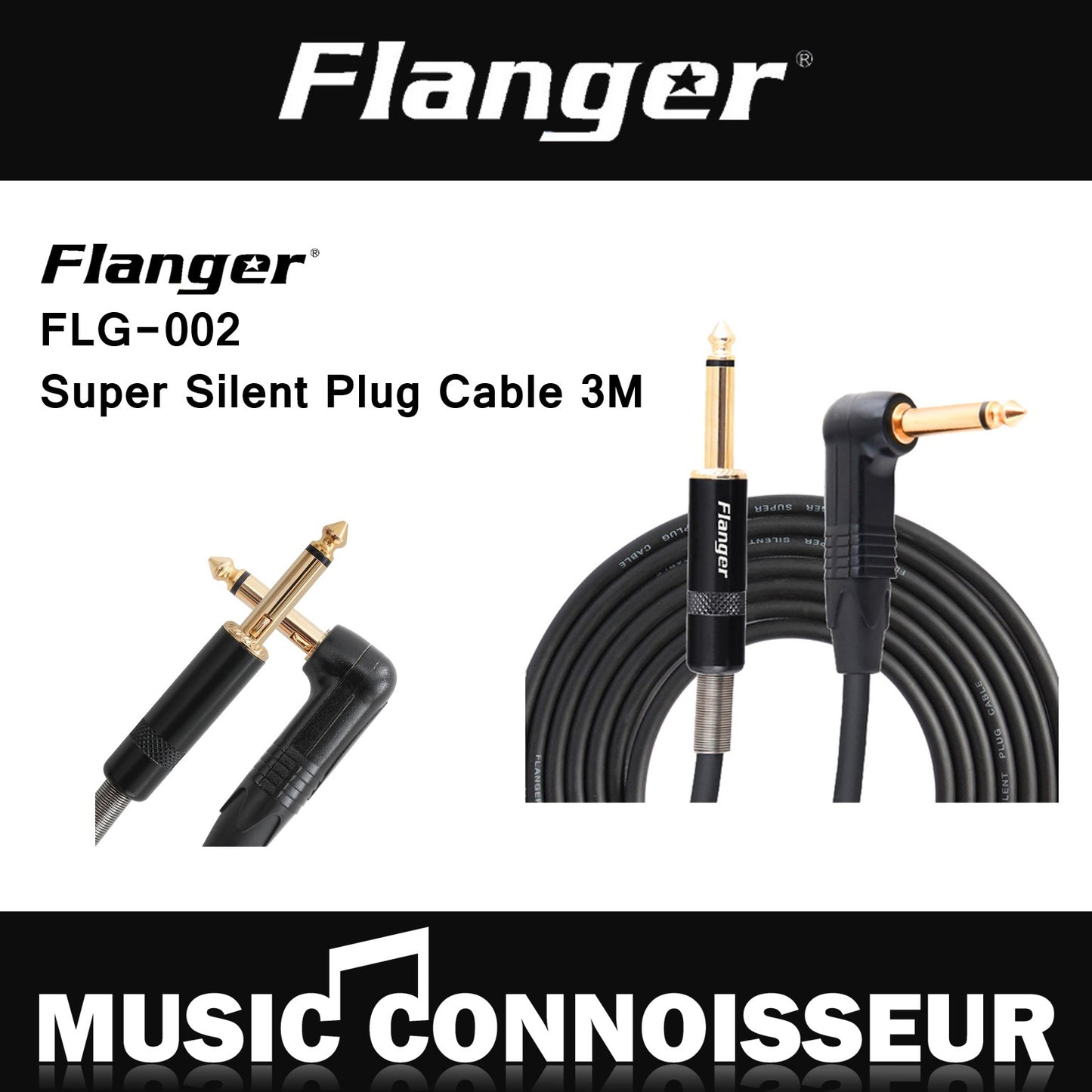 FLG-002 Super Silent Plug Cable 3M