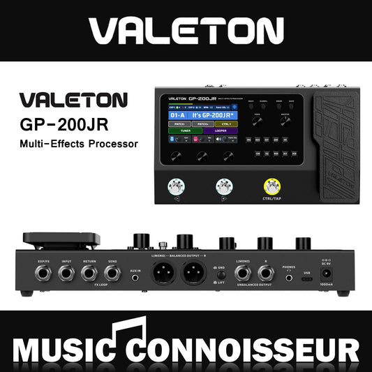 Valeton GP-200JR Guitar Multi-Effect Amp Simulator (Black)