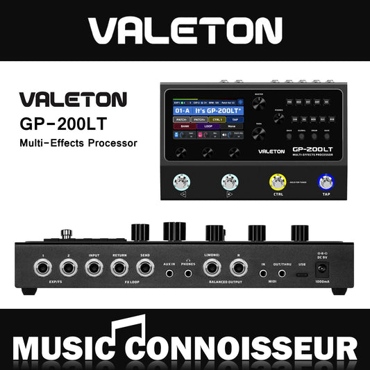 Valeton GP-200LT Guitar Multi-Effect Amp Simulator (Black)