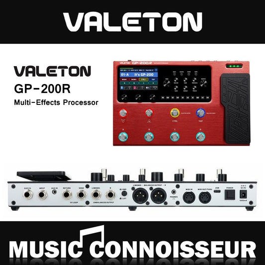 Valeton GP-200R Guitar Multi-Effect Amp Simulator (Red)