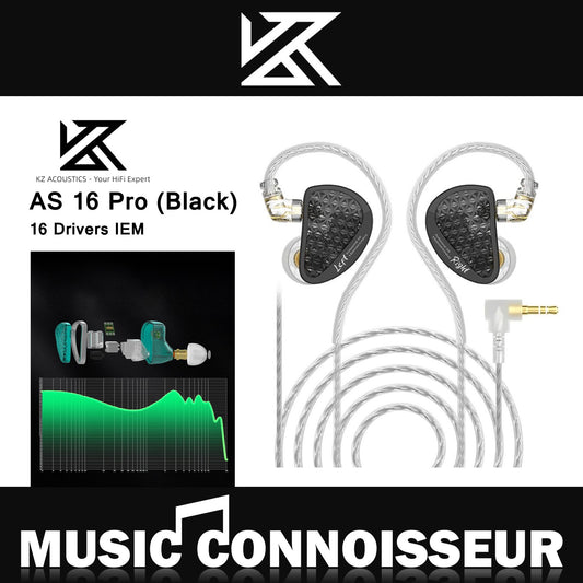 KZ AS16 Pro (Black) In-Ear Monitor