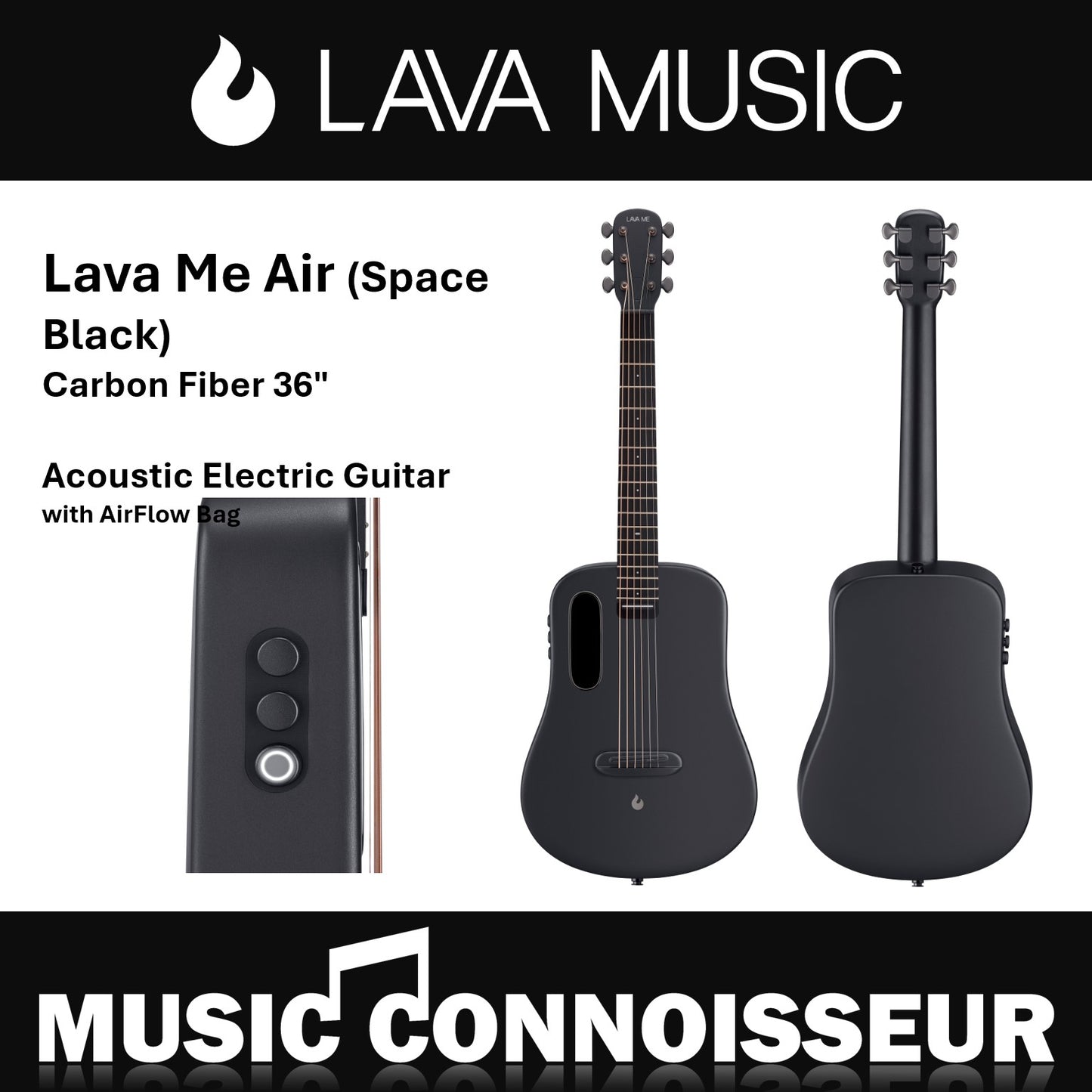 LAVA ME AIR Carbon (Space Black)