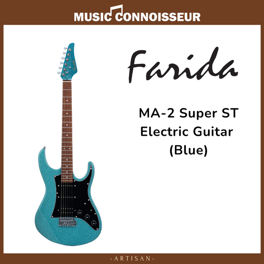 Farida MA-2 Super ST Electric Guitar (Blue)