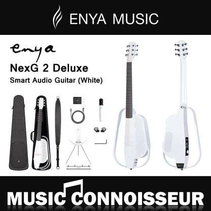 ENYA NEXG 2 Deluxe Carbon Fiber Guitar (White)