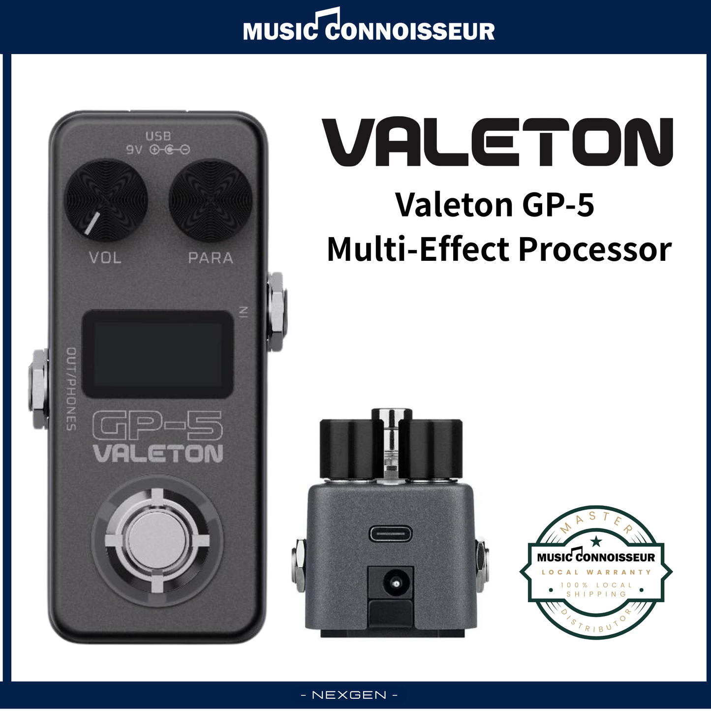 Valeton GP-5 Multi-Effect Processor – Music Connoisseur Singapore