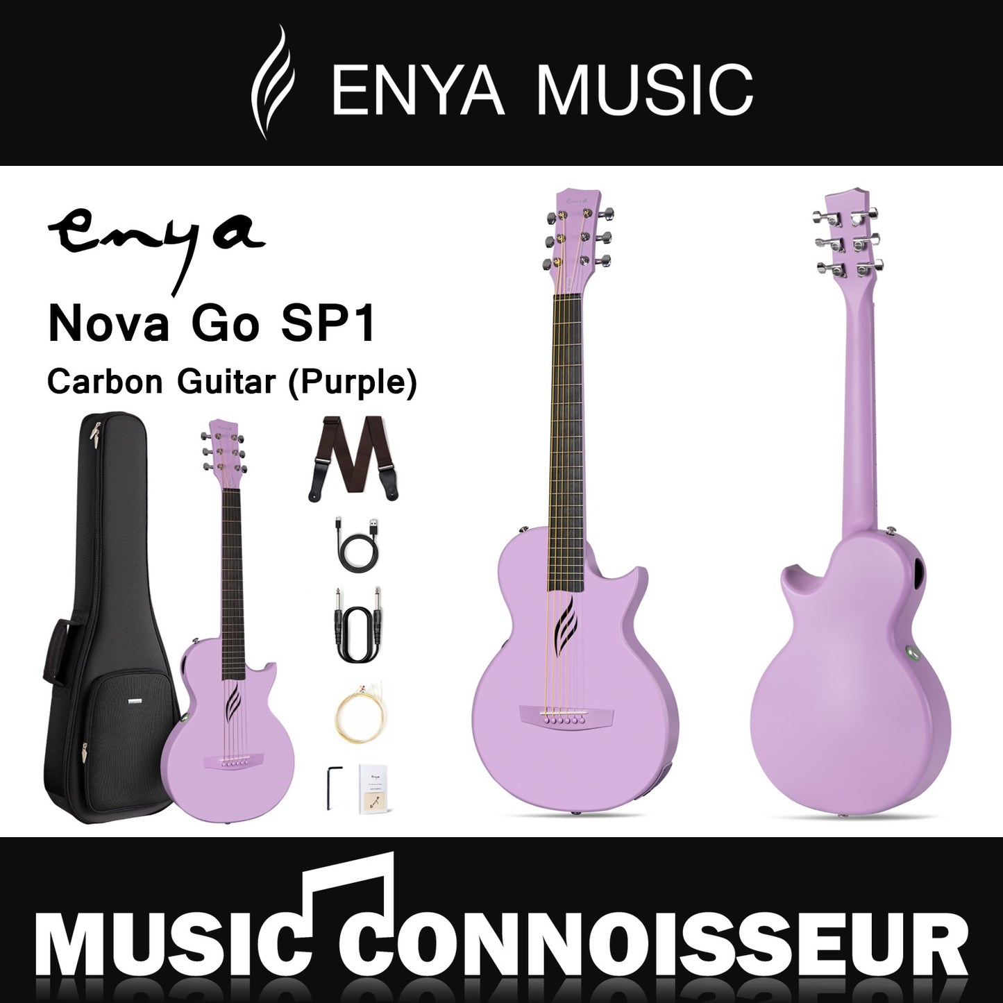 ENYA NOVA GO SP1 Carbon Guitar (Purple)