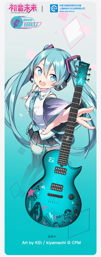 ENYA NOVA GO Sonic Hatsune Miku Edition Electric Guitar (Blue)