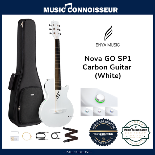 ENYA NOVA GO SP1 Carbon Guitar (White)