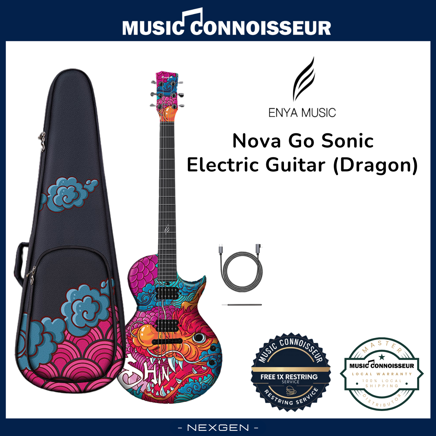 ENYA NOVA GO Sonic Electric Guitar (Dragon)