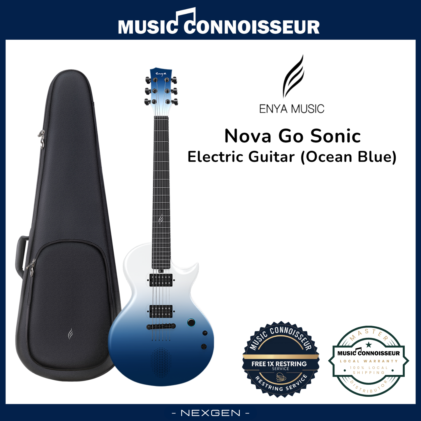 ENYA NOVA GO Sonic Electric Guitar (Ocean Blue)