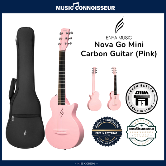 ENYA NOVA GO MINI Carbon Guitar (Pink)