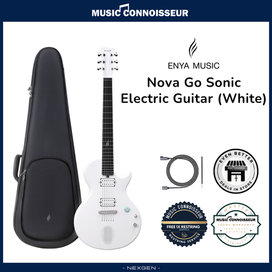 ENYA NOVA GO Sonic Electric Guitar (White)