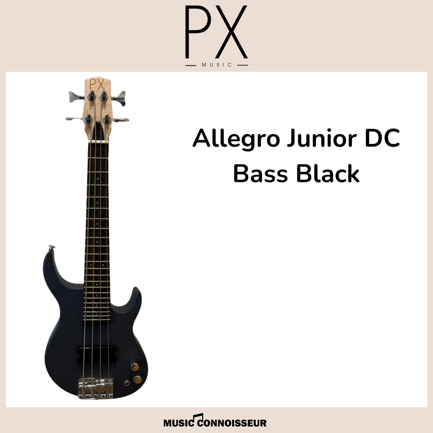 PX Allegro Junior DC Bass (Black)