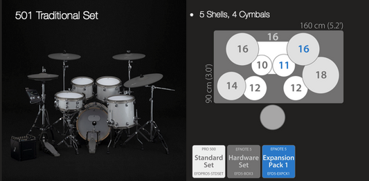 EFNOTE PRO 501 Traditional Set Electronic Drum Kit