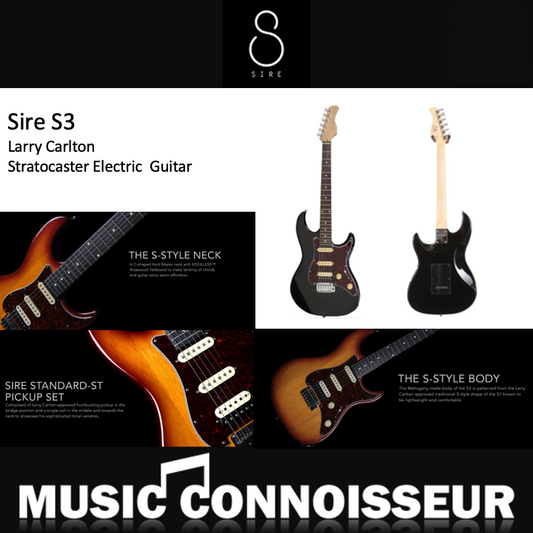 Sire S3 Larry Carlton Electric Guitar (Black)