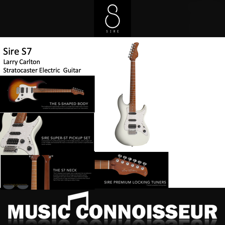 Sire S7 Larry Carlton Electric Guitar (Antique White)
