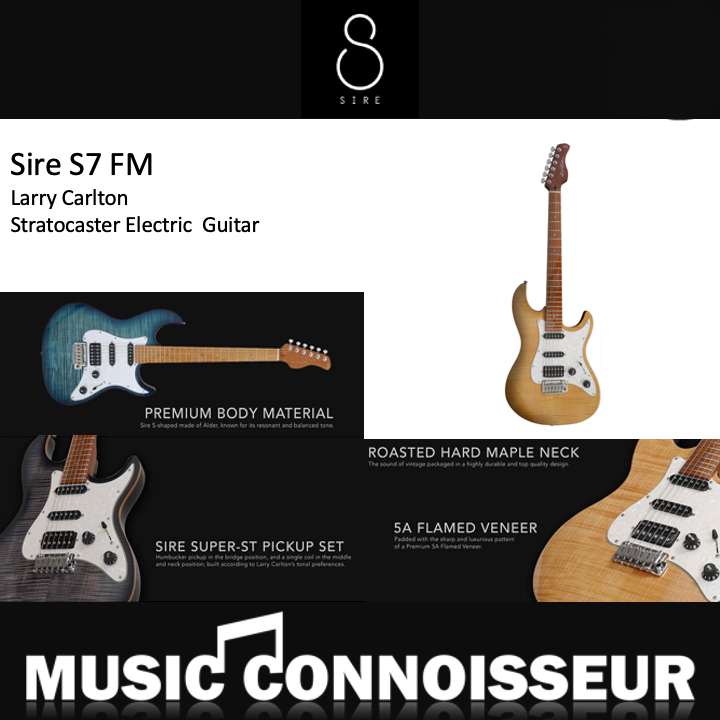 SIRE S7 FM Larry Carlton Electric Guitar (Natural)