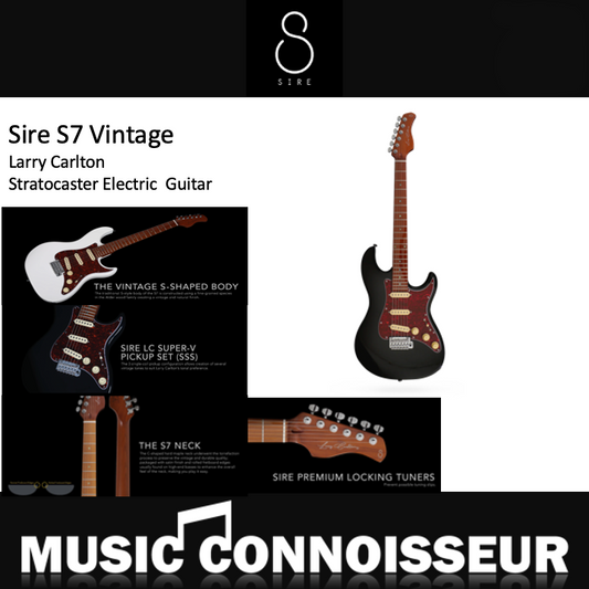 Sire S7 Vintage Larry Carlton Electric Guitar (Black)