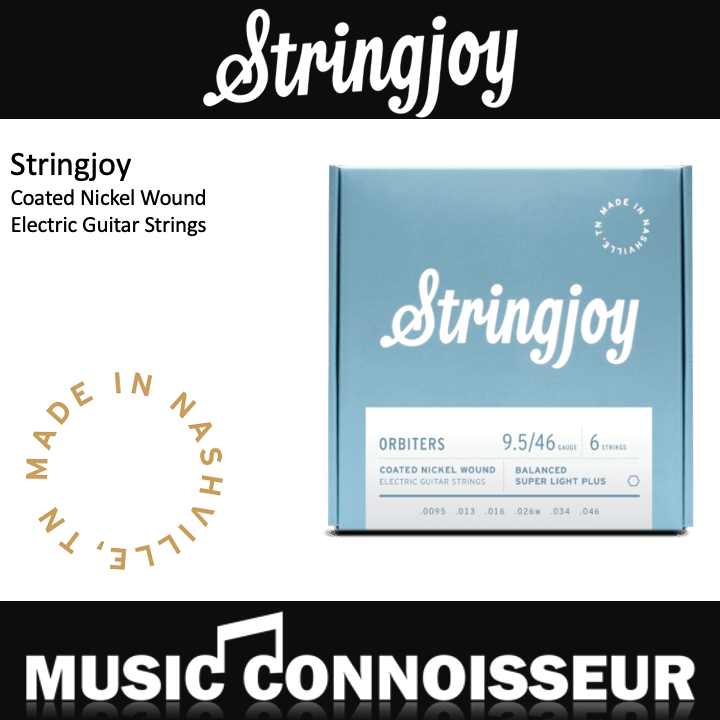 Stringjoy Orbiters Coated Electric Strings 9.5/46 – Music Connoisseur ...