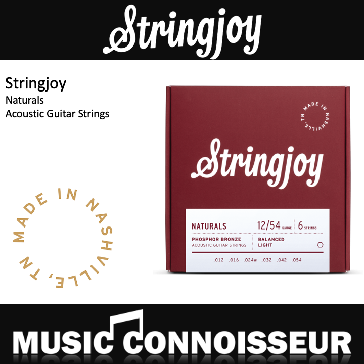 Stringjoy Naturals Acoustic Strings 12/54