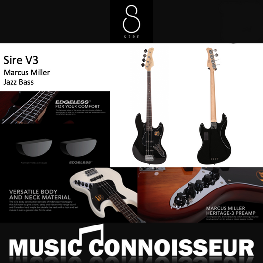 Sire Marcus Miller V3 4 Strings Bass (2nd Gen - Black)