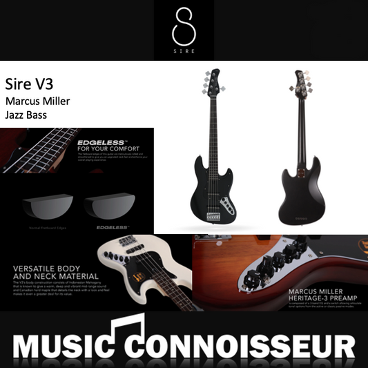 Sire Marcus Miller V3 5 Strings Bass (2nd Gen - Black Satin)