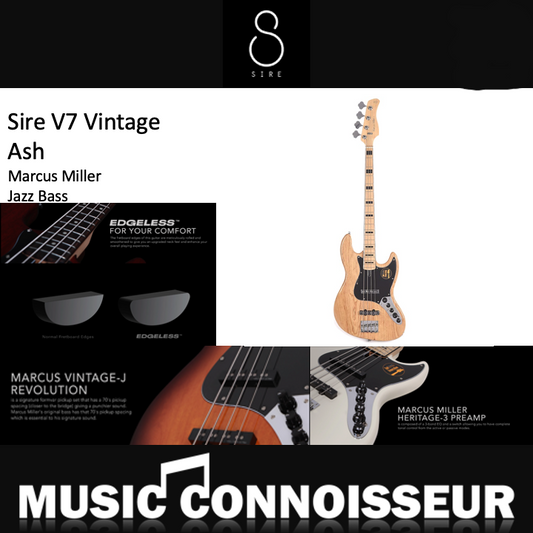 Sire Marcus Miller V7 Vintage Ash 4 Strings Bass (2nd Gen - Natural)