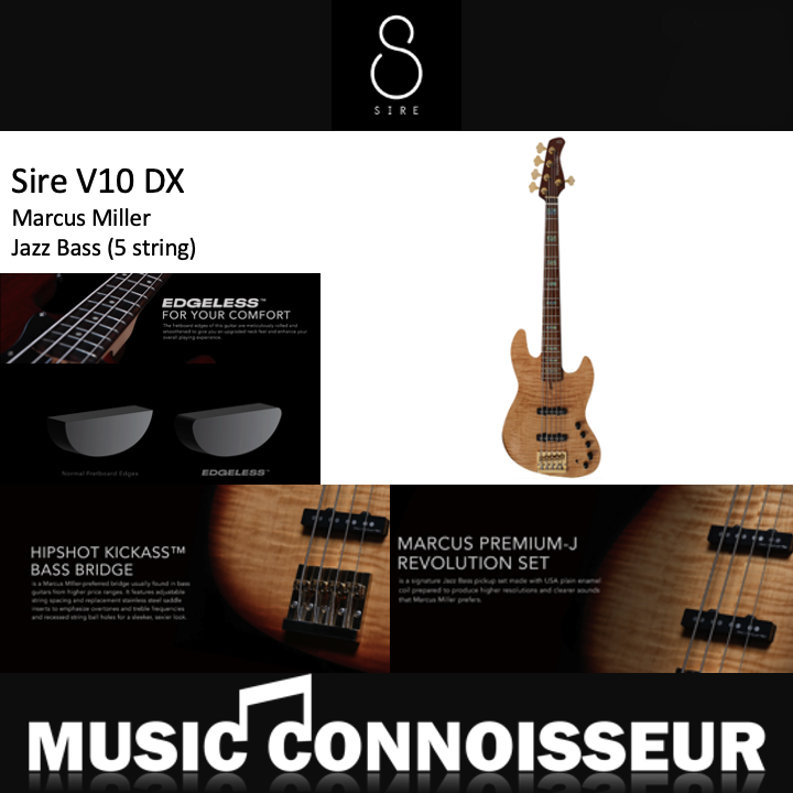 Sire Marcus Miller V10 DX5 Strings Bass (Natural)