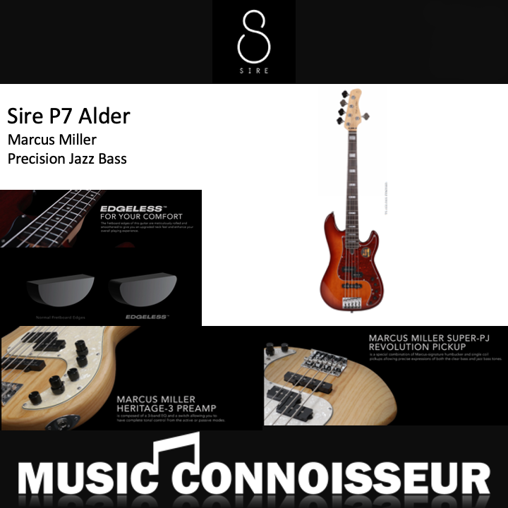 Sire Marcus Miller P7 Alder 5 Strings Bass (2nd Gen - Tobacco Sunburst)