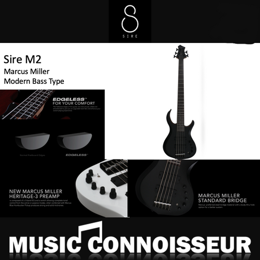 Sire Marcus Miller M2 5 Strings Bass (2nd Gen - Transparent Black)