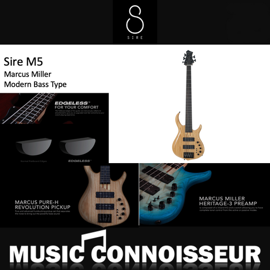 Sire Marcus Miller M5 Ash 5 Strings Bass (2nd Gen - Natural - Satin)