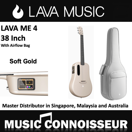 LAVA ME 4 Carbon 38" with Airflow Bag (Soft Gold)