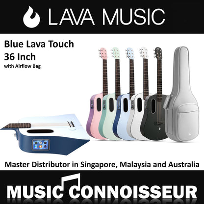 Blue Lava 36" Smart Guitar (Midnight Black)