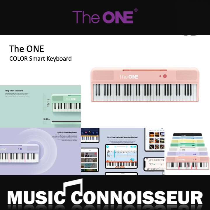 The ONE 61 Keys Color Keyboard (Pink)