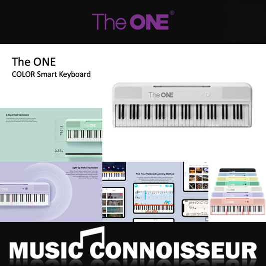The ONE 61 Keys Color Keyboard (White)