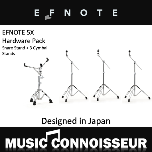 EFNOTE 5X Hardware Pack (Snare Stand + 3 Cymbal Stands)