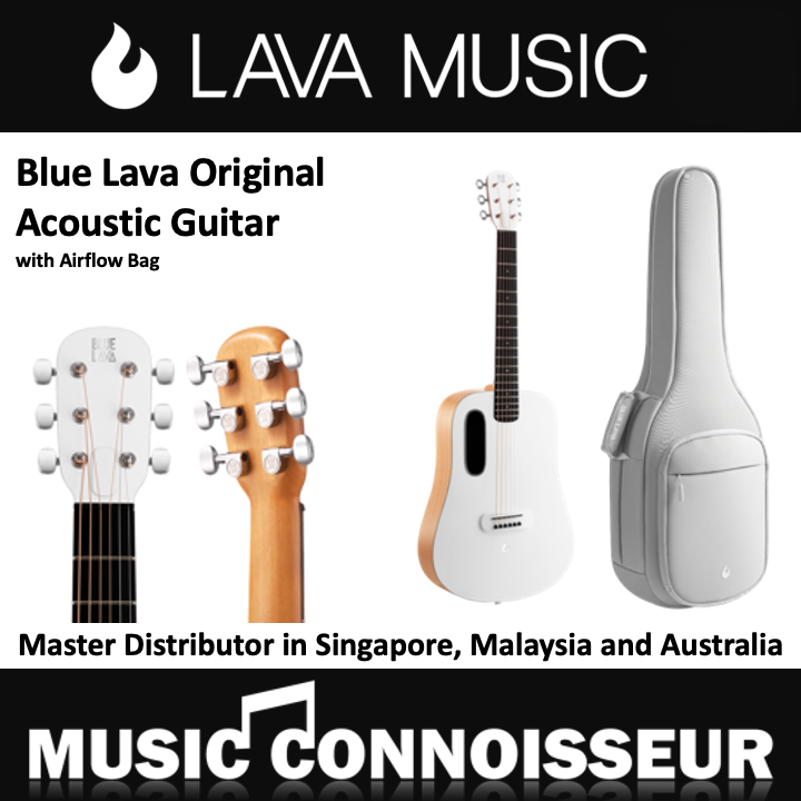 Blue Lava Original Acoustic Guitar(Walnut / Frost White)