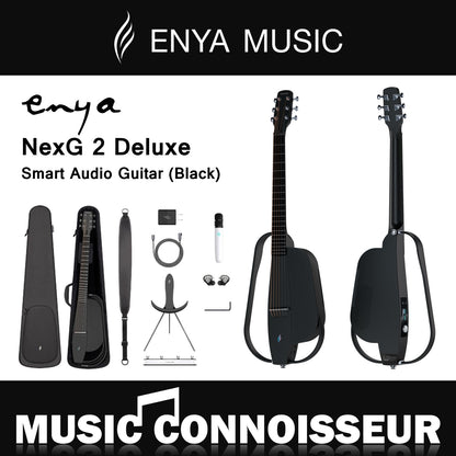 ENYA NEXG 2 Deluxe Carbon Fiber Guitar (Black)