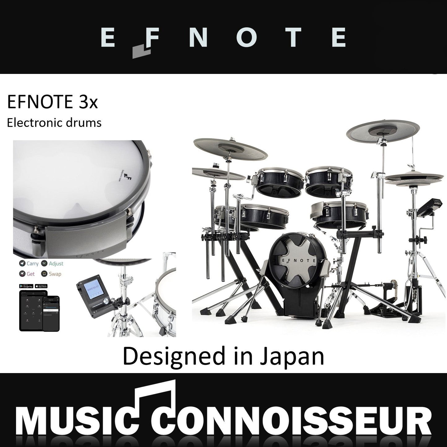 EFNOTE 3X Electronic Drum Kit