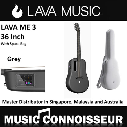 Lava Me 3 36" Smart Carbon Composite Guitar (Space Gray)