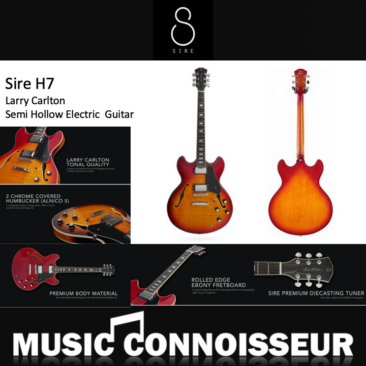 Sire Larry Carlton H7【13.14日限定値下げ】 Sire Larry Carlton H7 Electric Guitar (Cherry Sunburst) – Music