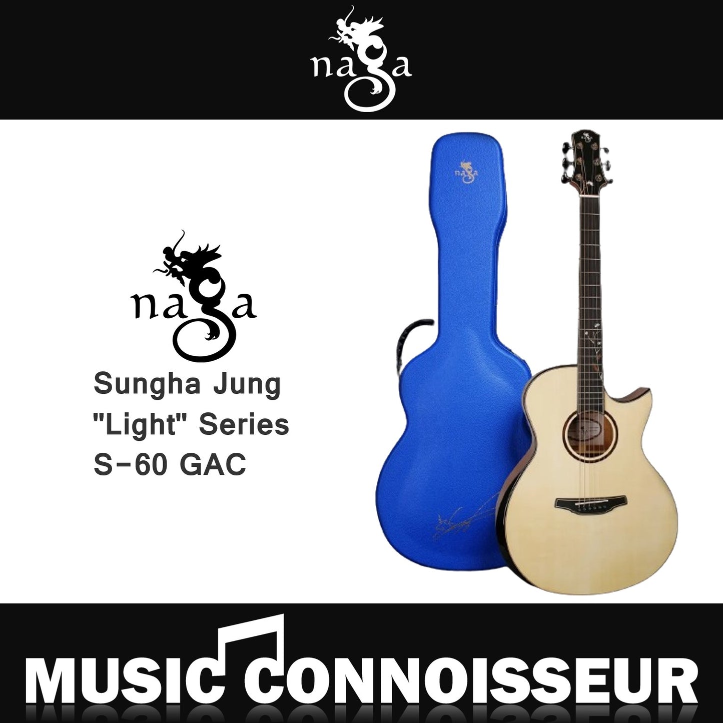 Sungha Jung "Light" Series - S-60 GAC Acoustic Guitar