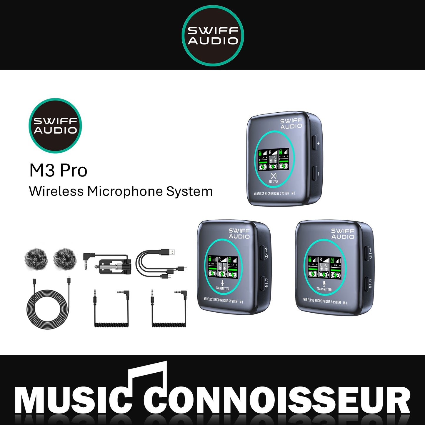 Swiff Audio M3 Pro Wireless Microphone System