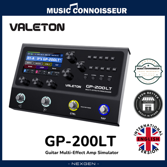 Valeton GP-200LT Guitar Multi-Effect Amp Simulator (Black)